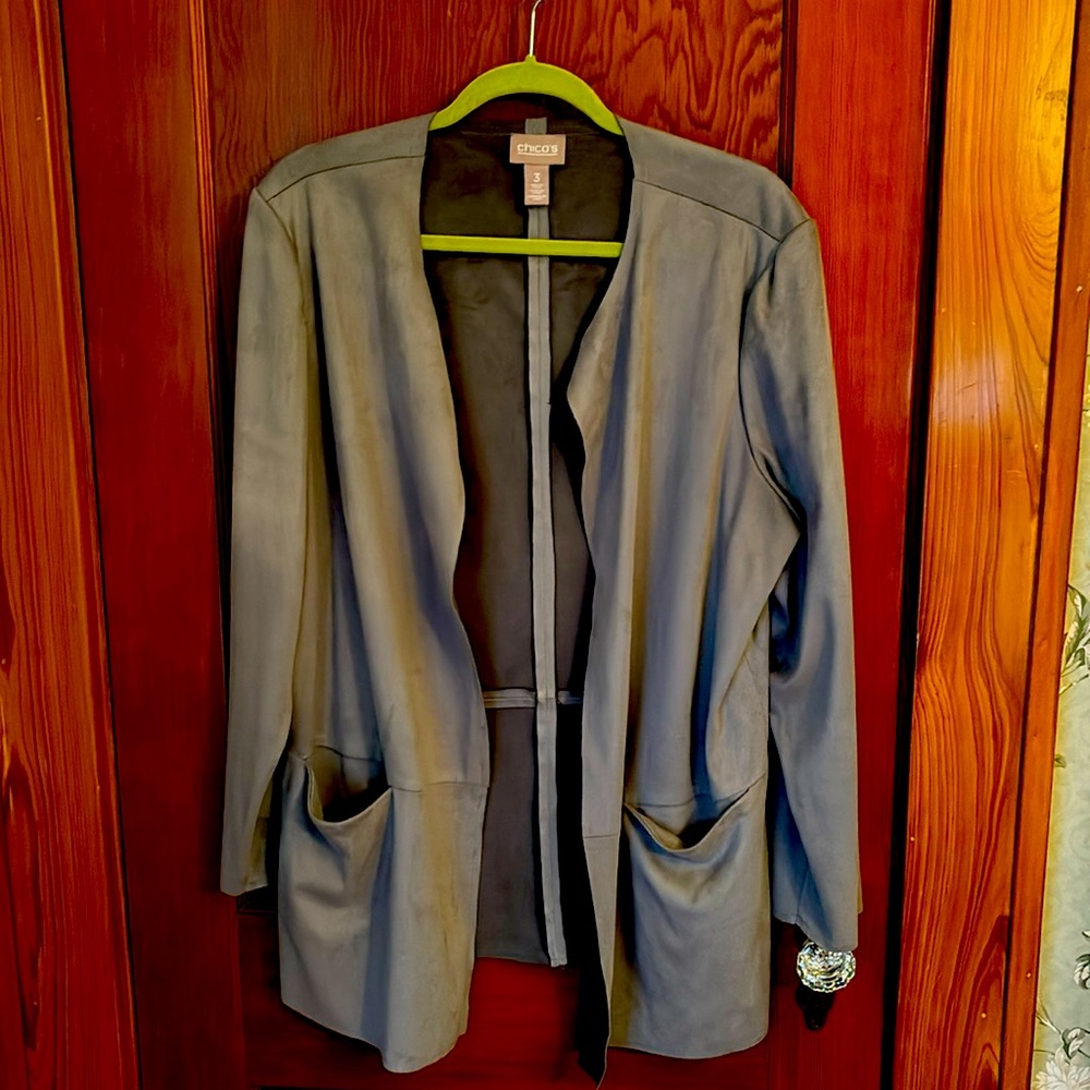 Suede Look Jacket